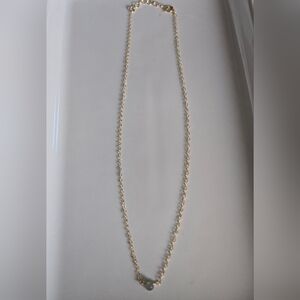 Hello Adorn TINY Teardrop Gemstone Choker - 14kt Gold Fill / Labradorite